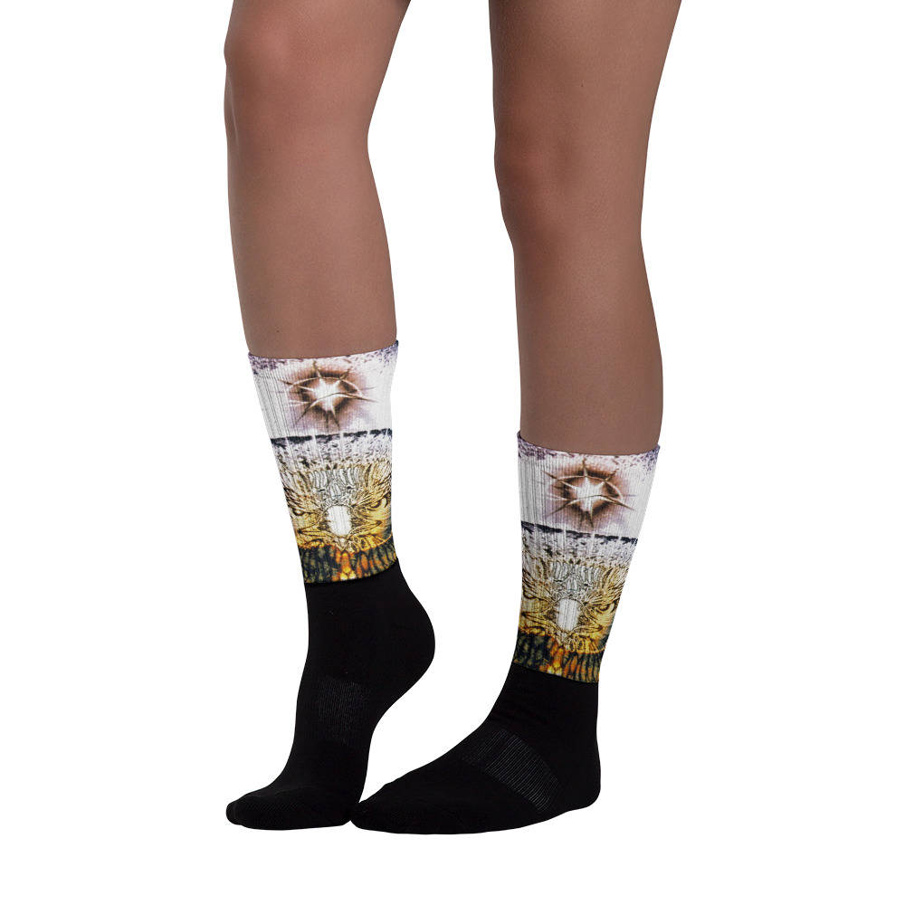 Original Exclusive Designer Socks by Aditi-Kali- "Eagle Vision" Wonkey Donkey Bazaar