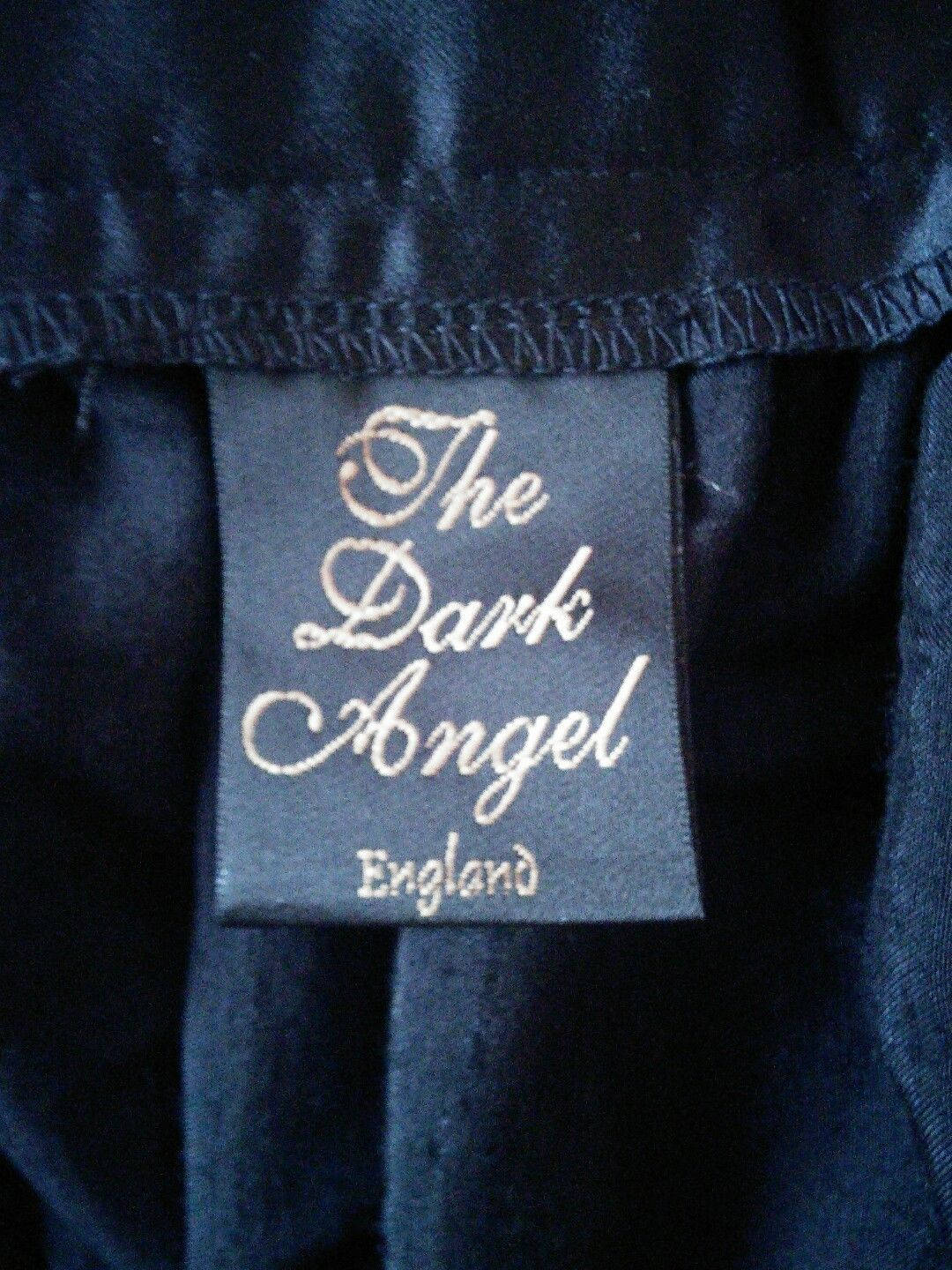 Gorgeous goth/victorian/steampunk BLack Lacy full length skirt,lined,layered.26"WAIST Wonkey Donkey Bazaar