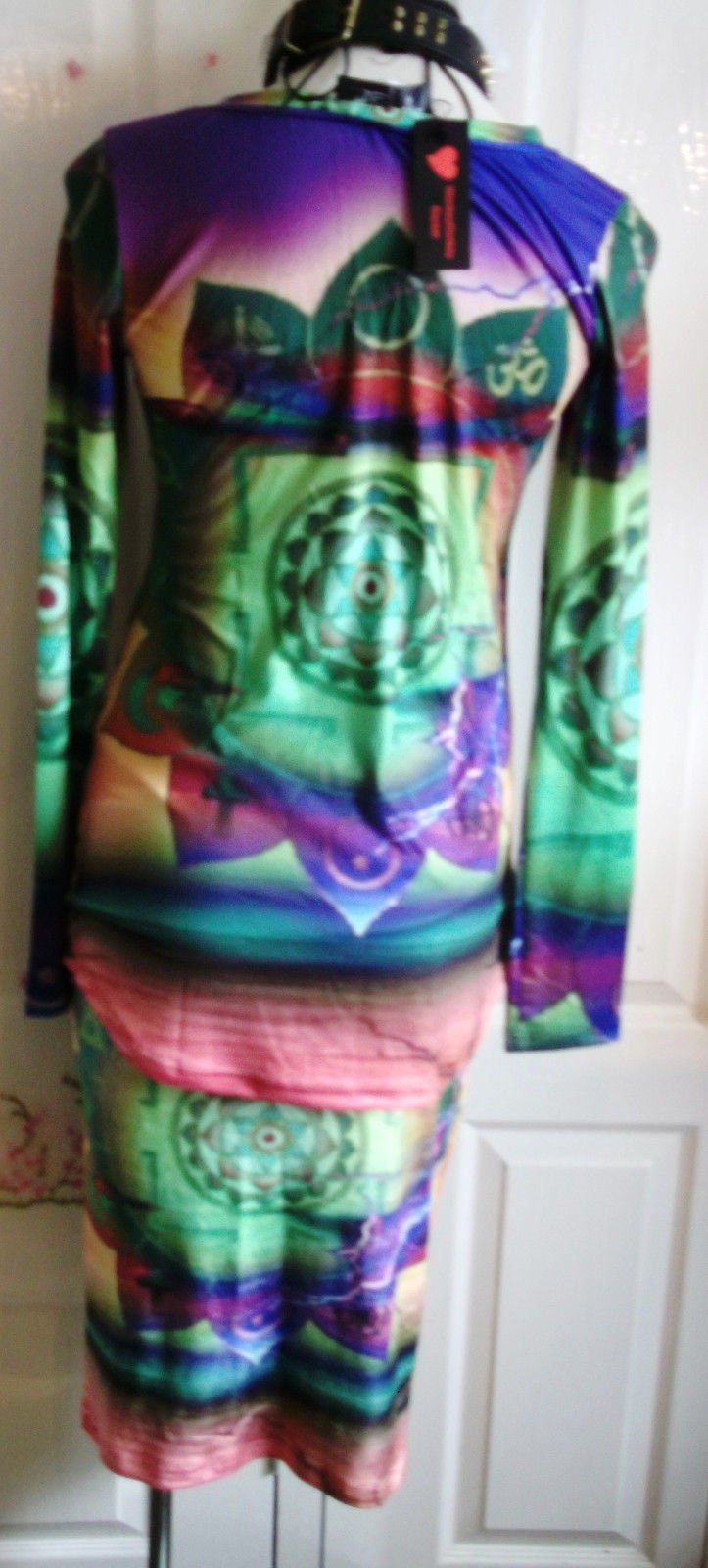 MOON DHARMA Exclusive OriginalDesigner Lace up Size:Medium10-14uk-Stretchy Wonkey Donkey Bazaar