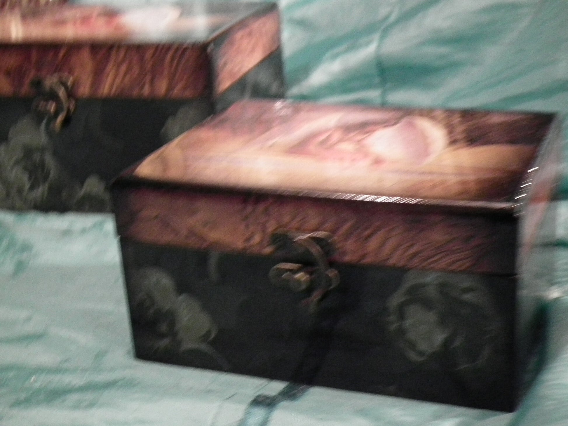 Set of2,hand-made wooden keepsake /jewellery boxes-angel design.perfect gift item,stunning quality & finish Wonkey Donkey Bazaar