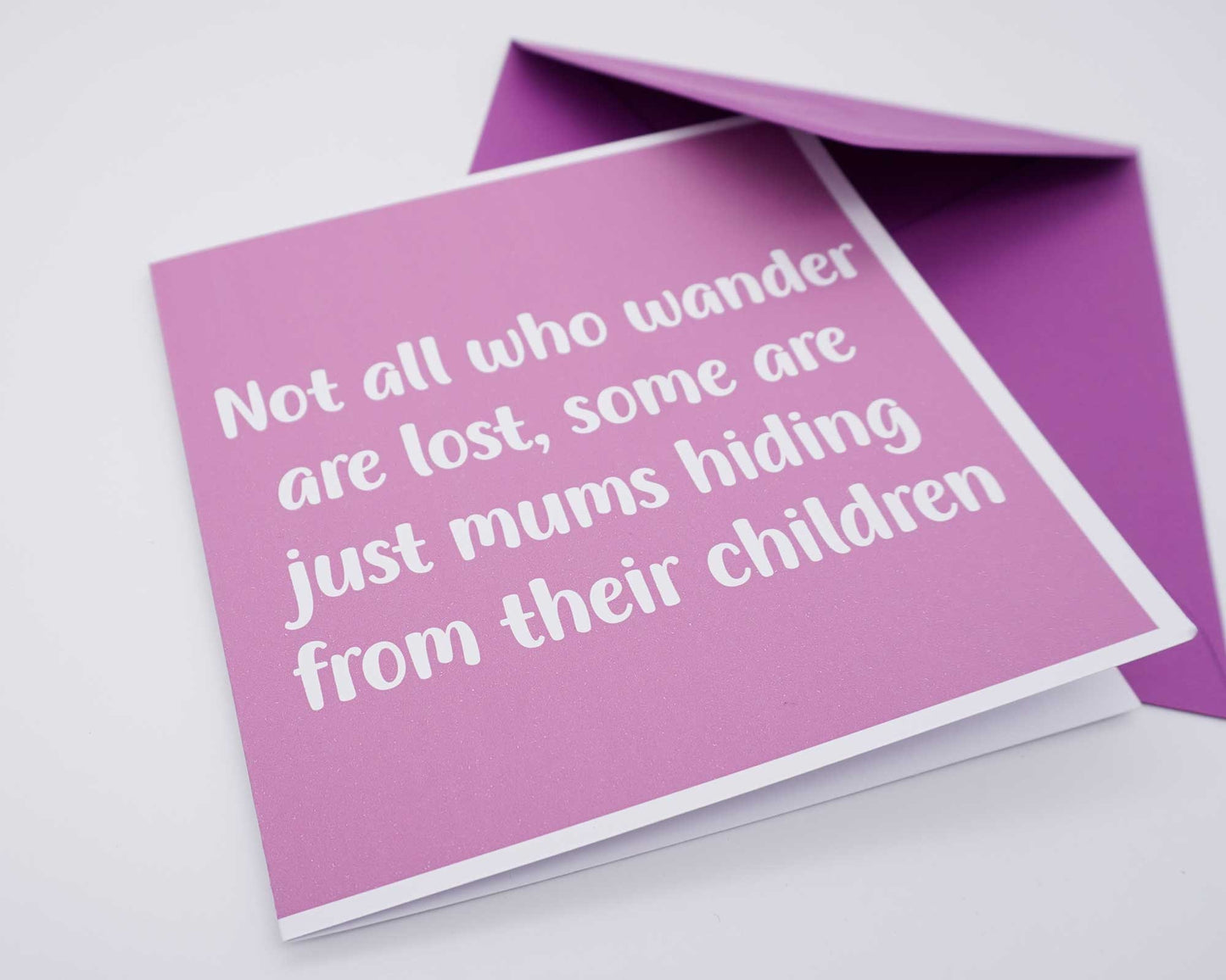 Mums Hiding Card Morning Cuppa Gifts