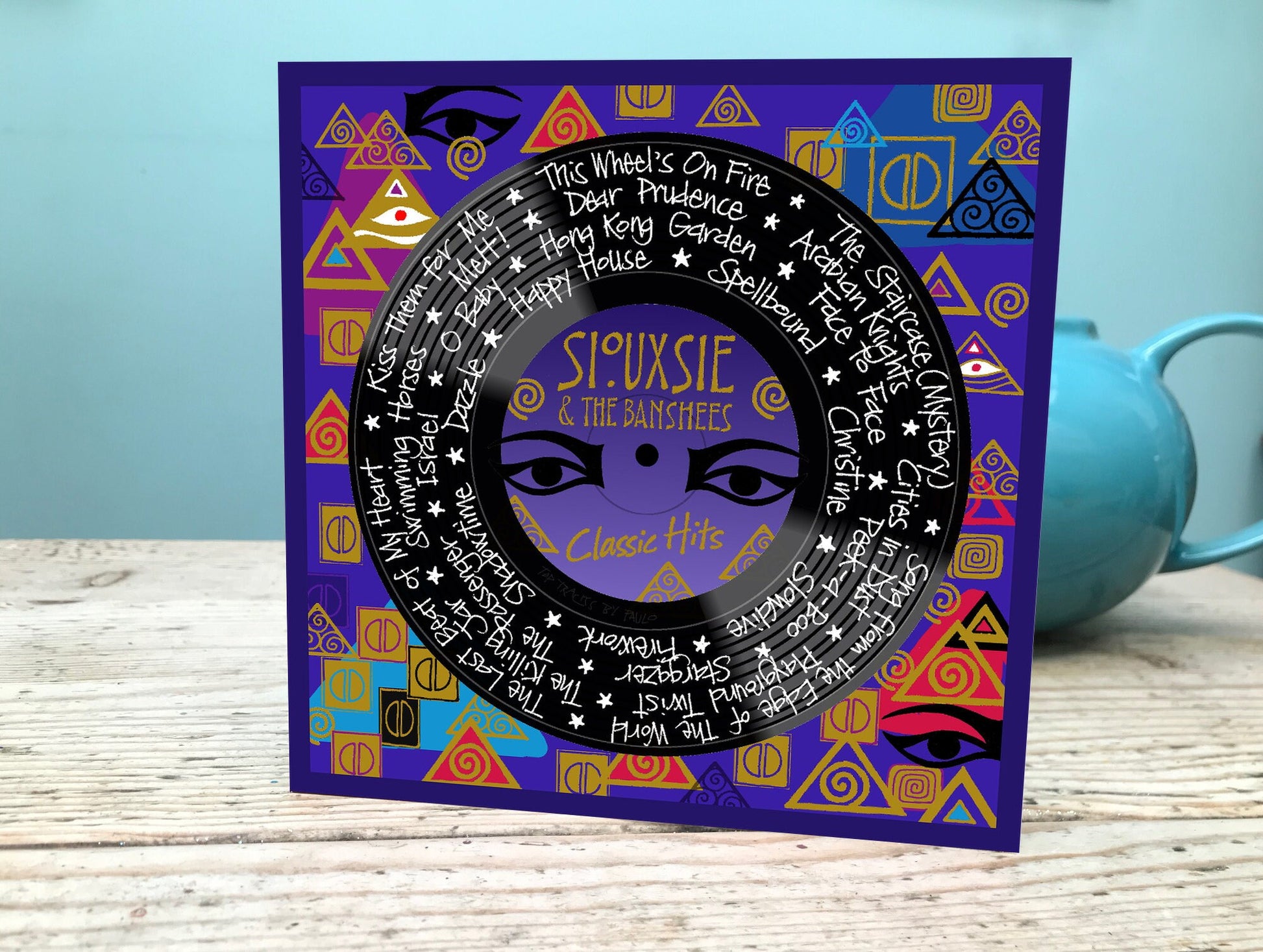 iconic Siouxsie and the Banshees -blank Eco card- 148mm x 148mm Etsy