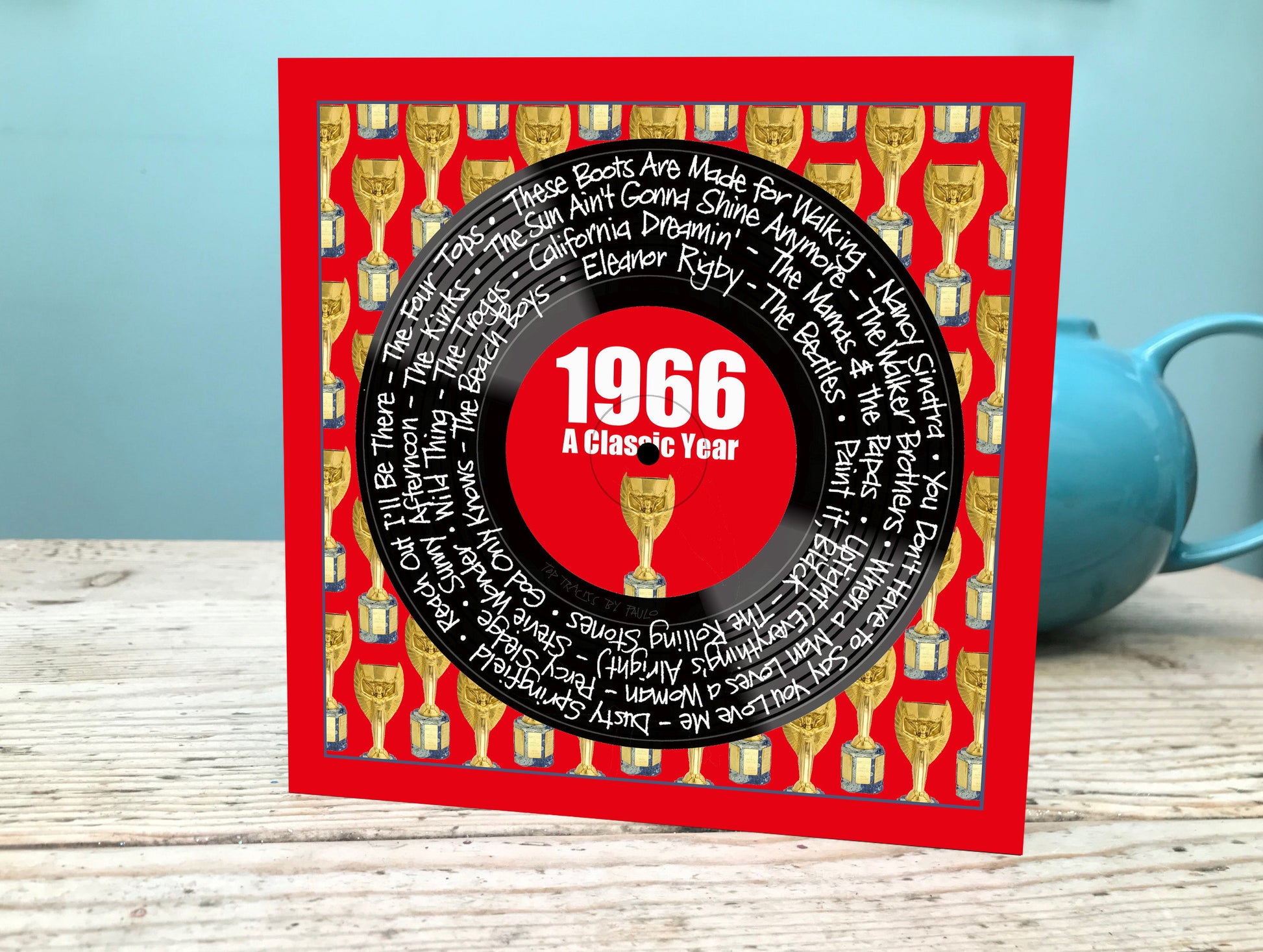 57th Birthday Card /1966 Birthday Card / Fifty-seventh Birthday Card /1966 Music Card Etsy
