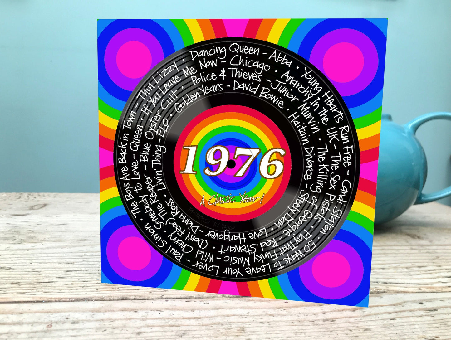 47th Birthday Card /1976 Birthday Card / Forty-seventh Birthday Card /1976 Music Card Etsy