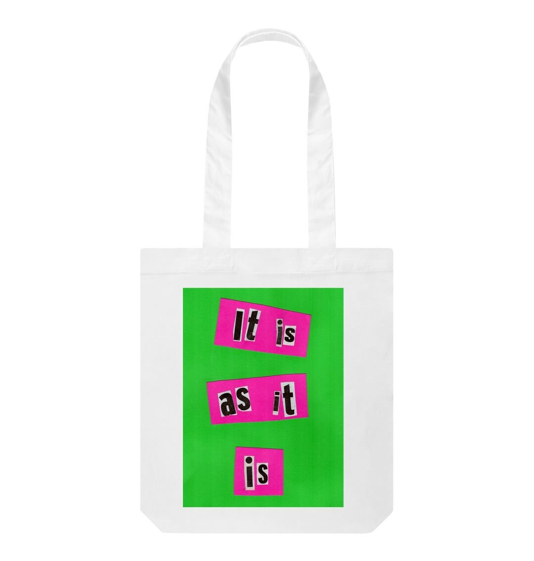 It is as it is-sustainable tote bag Etsy