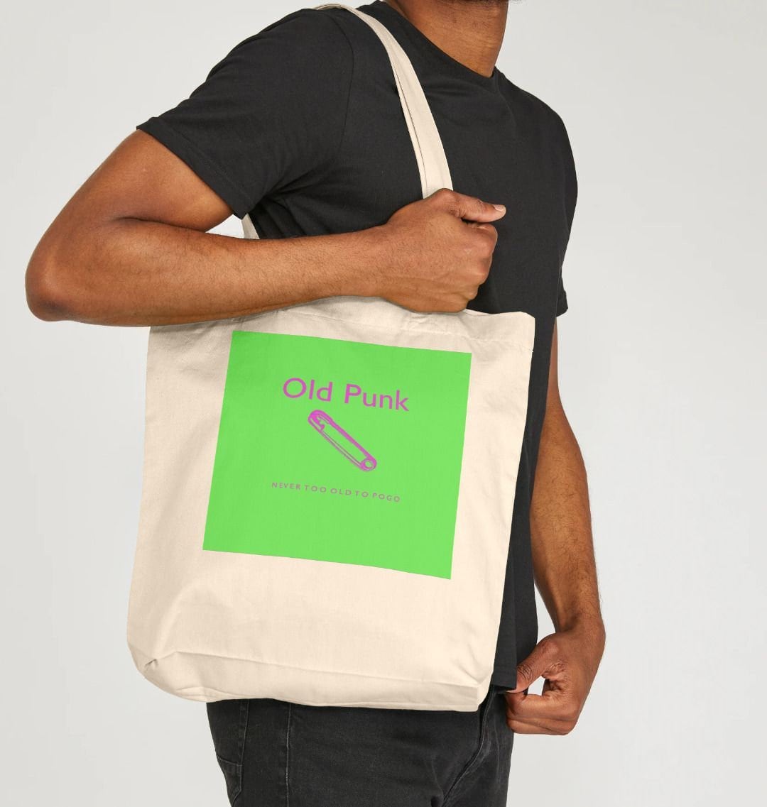 never 2 old sustainable tote bag Etsy