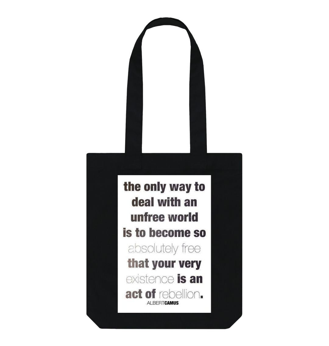 the only way -susainable tote bag Wonkey Donkey Bazaar
