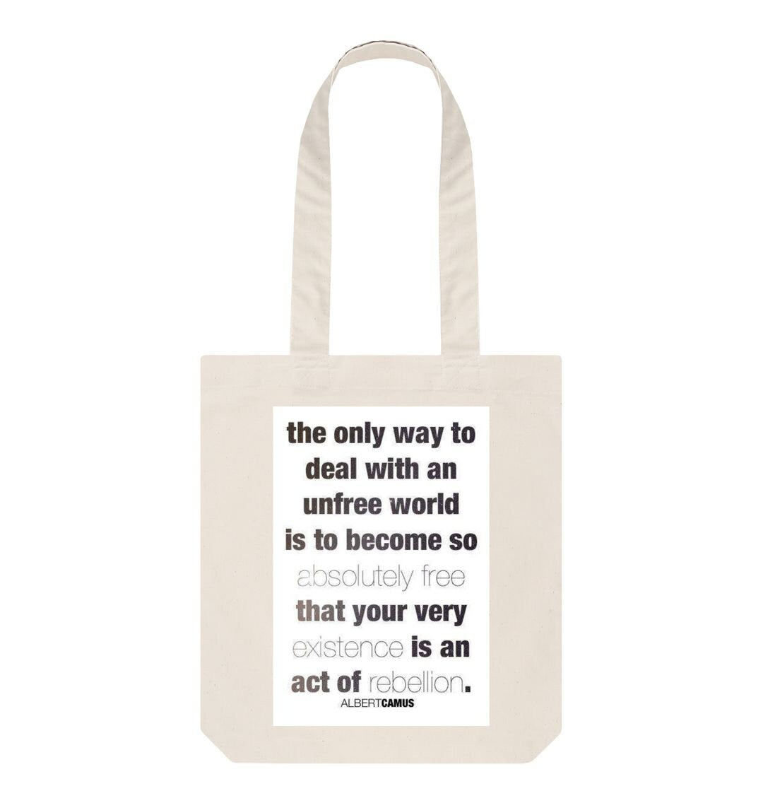 the only way -susainable tote bag Wonkey Donkey Bazaar
