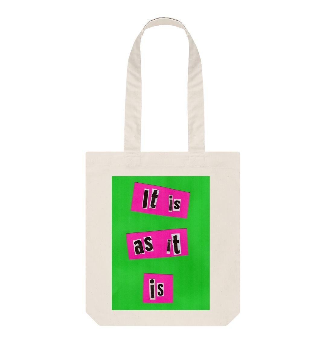It is as it is-sustainable tote bag Etsy