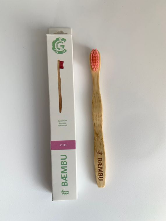 The Kids Bamboo Toothbrush - Pink Conscious Generation