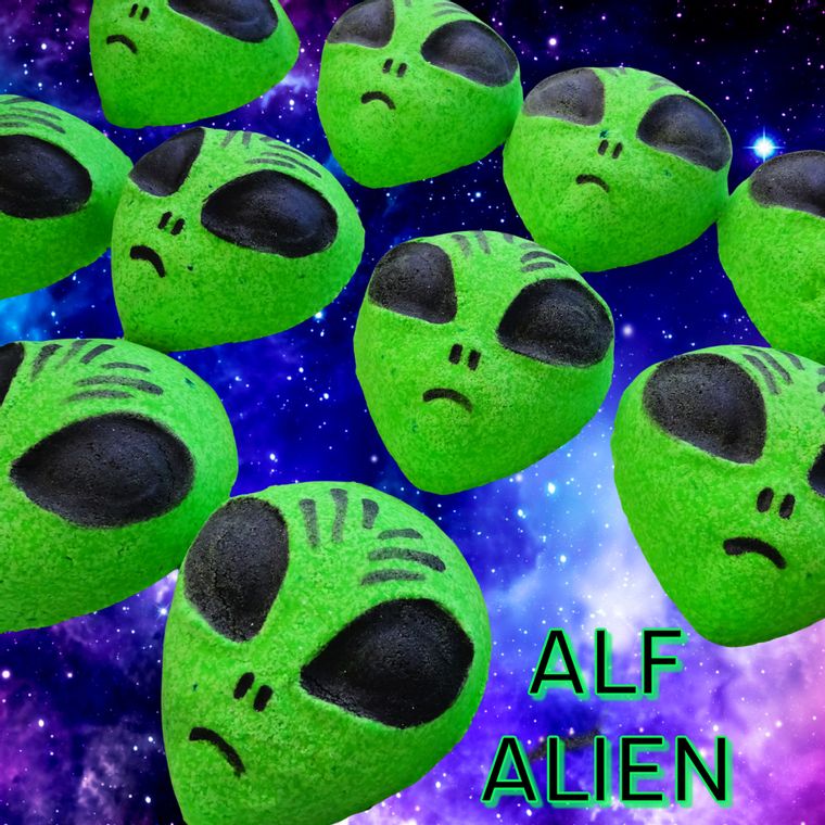 Alf the Alien Fizzy Bath Bomb VEGAN Posh Brats