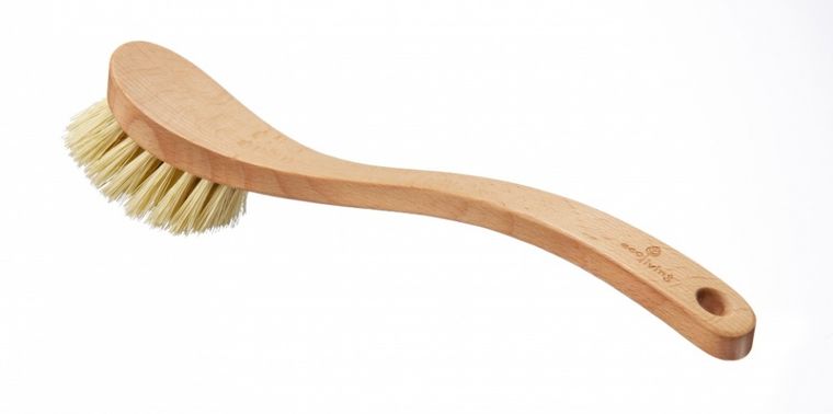 Wooden Dish Brush with Plant Bristles (FSC 100%) ecoLiving