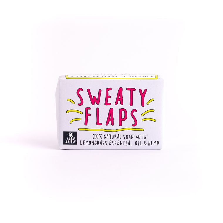 Sweaty Flaps Soap Bar - Funny Rude Gift Aromatherapy Vegan Award Winning Go La La