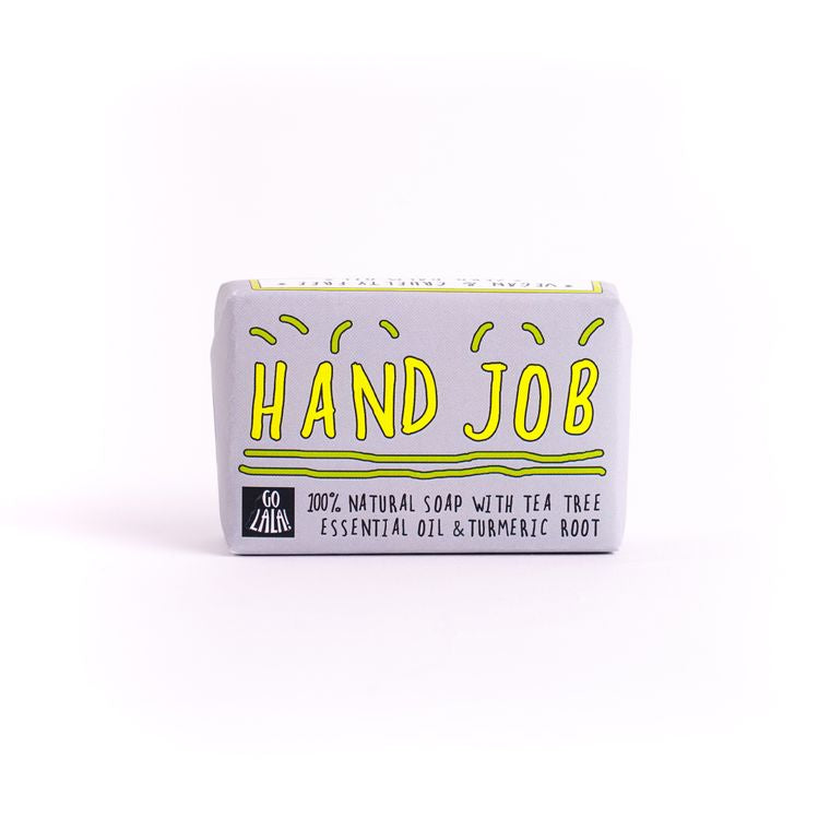 Hand Job Soap Bar - Funny Rude Gift Aromatherapy Vegan Award Winning Go La La