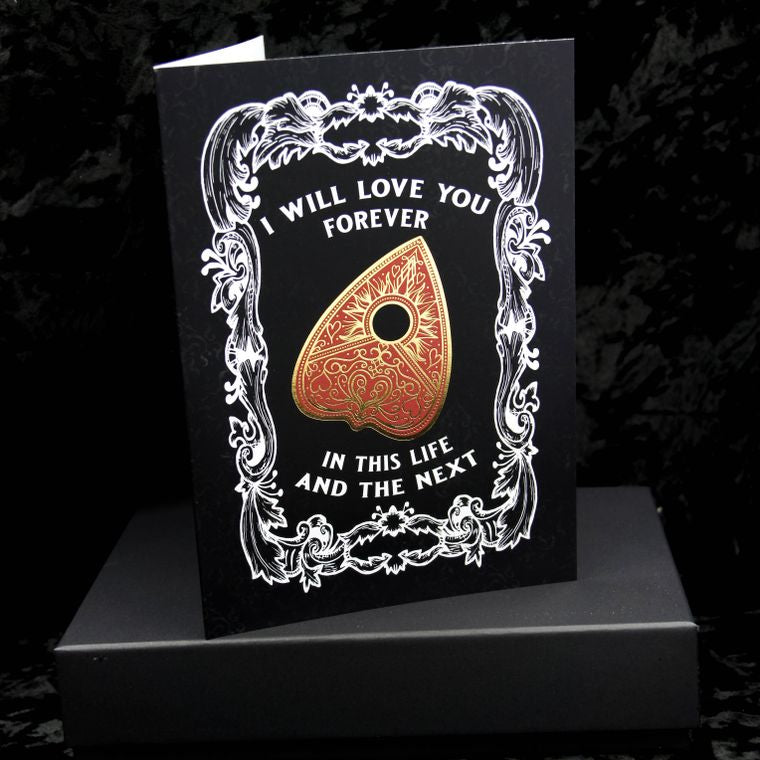 Planchette Gothic Valentines Greetings Card | Gothic Valentines, Wedding or Anniversary The Gothic Stationery Company
