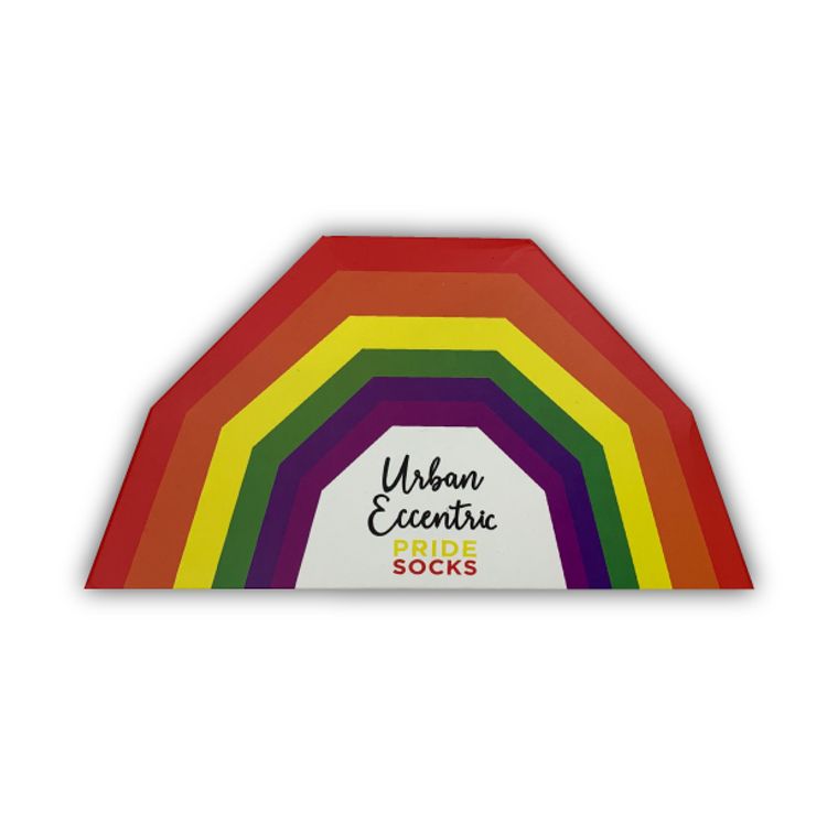 Unisex Pride Rainbow Socks Gift Set Urban Eccentric