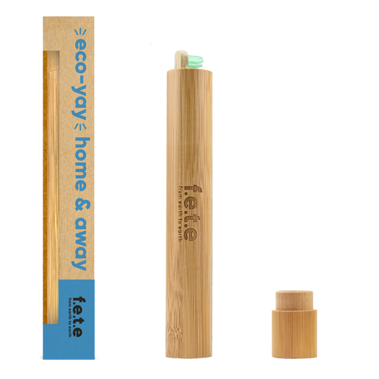 f.e.t.e | Bamboo Toothbrush Travel Case from earth to earth