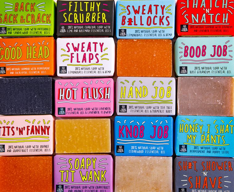 Smart Arse Soap Bar - Funny Rude Gift Aromatherapy Vegan Award Winning Go La La