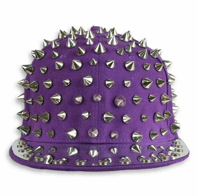 purple Cupcake Cult Full spike hat flat top Dance crew PUNKgoth punk street Cupcake Cult