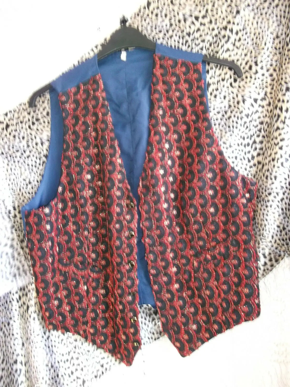 steampunk Unisex Funky  waistcoat-2 designs available.size 36" chest/XL Unbranded