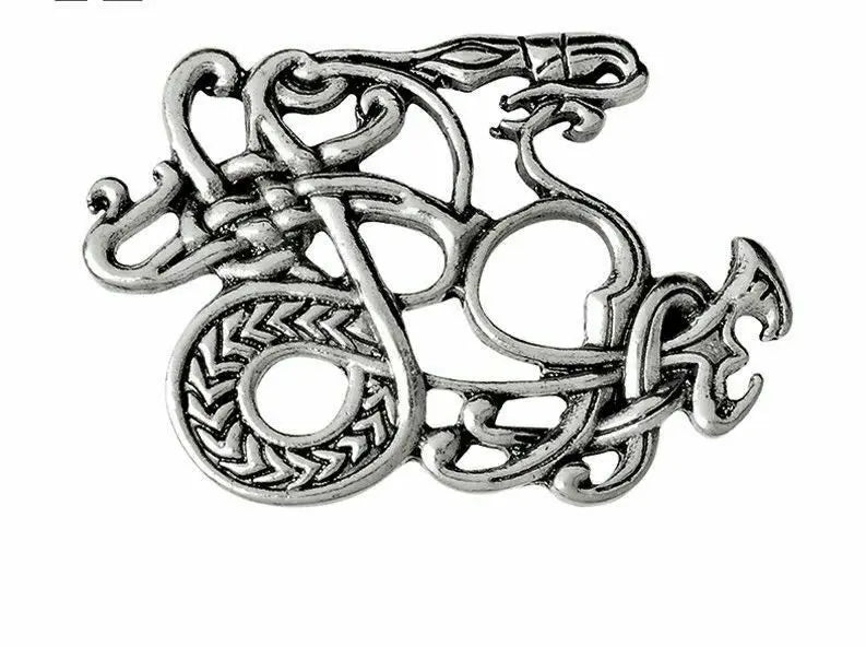 unisex Vintage Viking Brooches Pins Retro Jewellery Accessories.5cm/2"longx3cm Unbranded