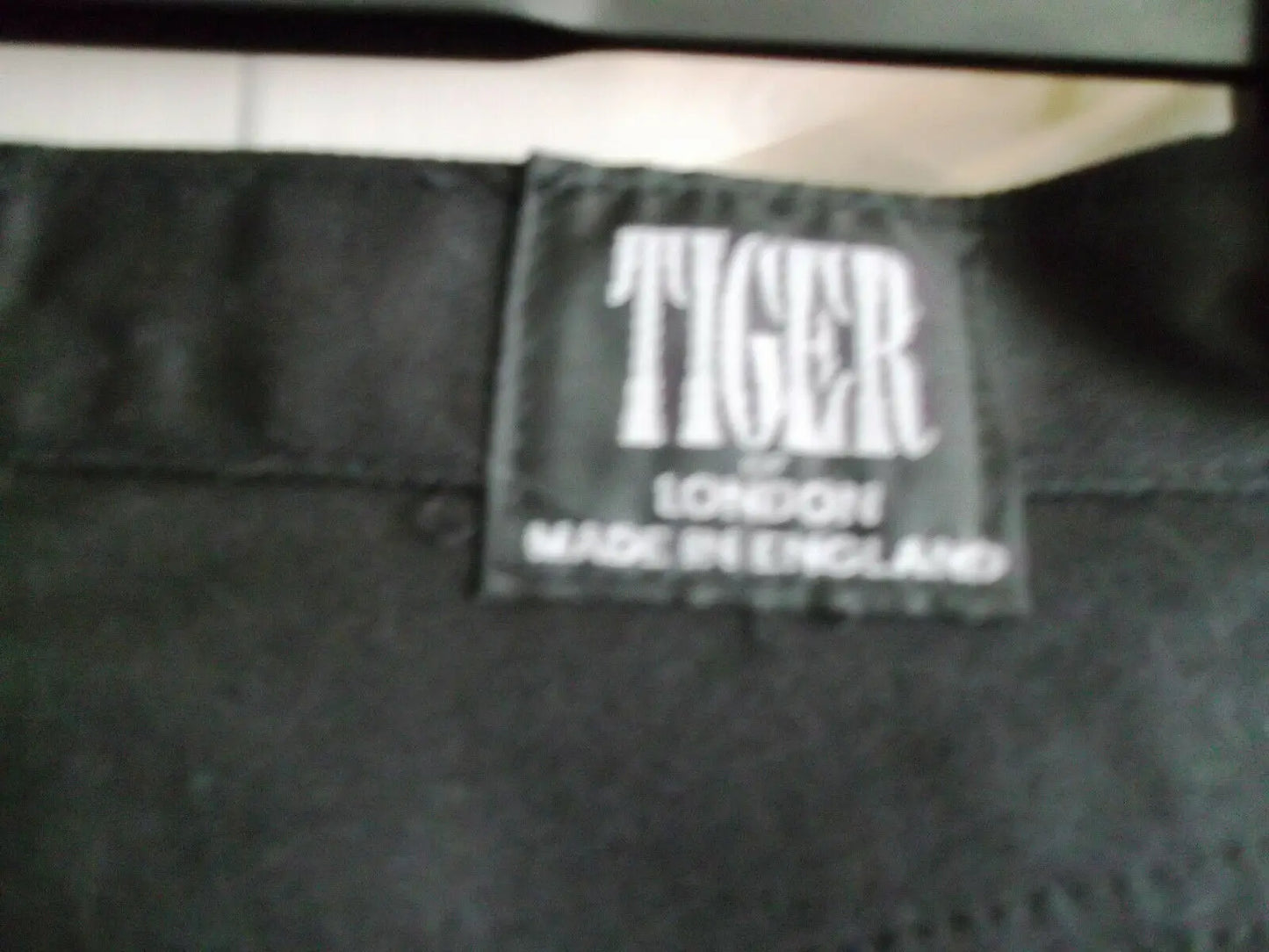 unisex punk  tiger of london.black with lace up sides. new,with labels.28" waist Tiger of London